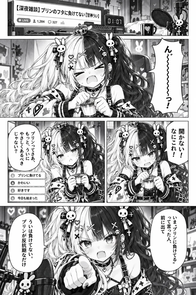 甘神ういの冒頭ページ