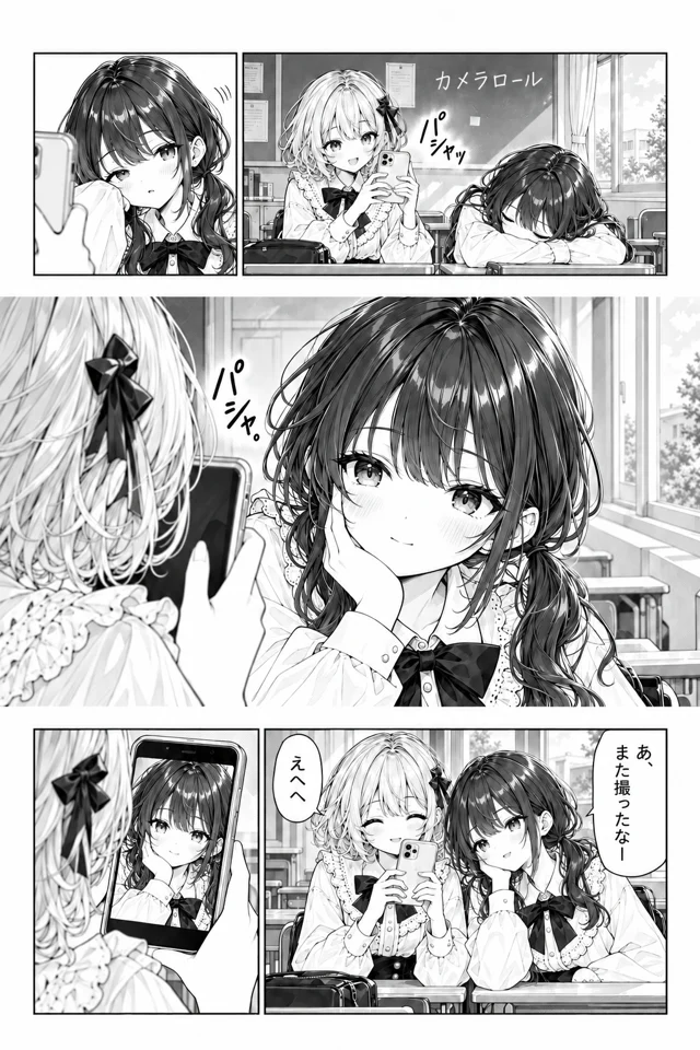 カメラロールの冒頭ページ